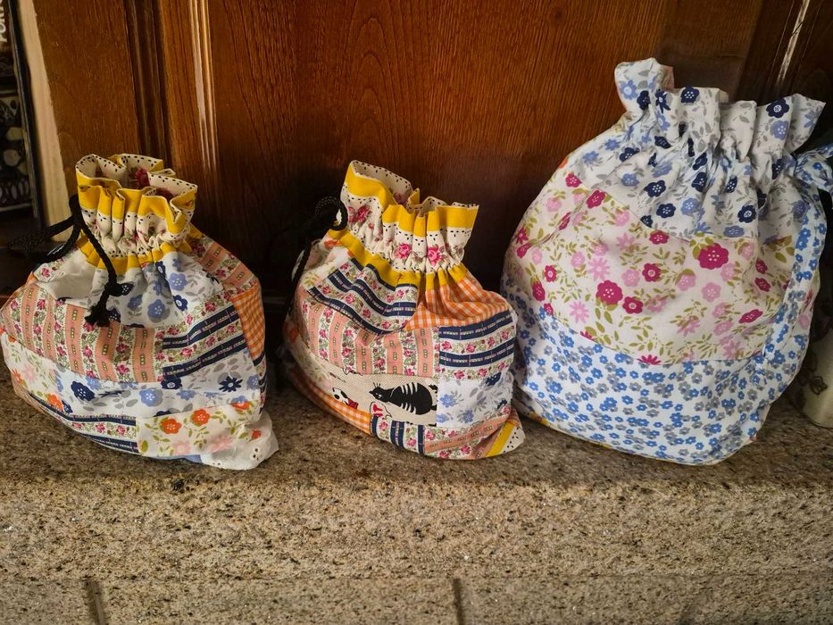 Taleigos/sacos de pano tradicional