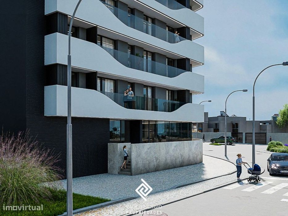Luxuoso apartamento T3 no centro da Trofa