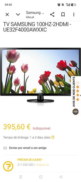 Televisão Samsung