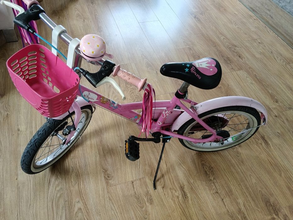 Rower dla dziewczynki btwin kola 16 cali