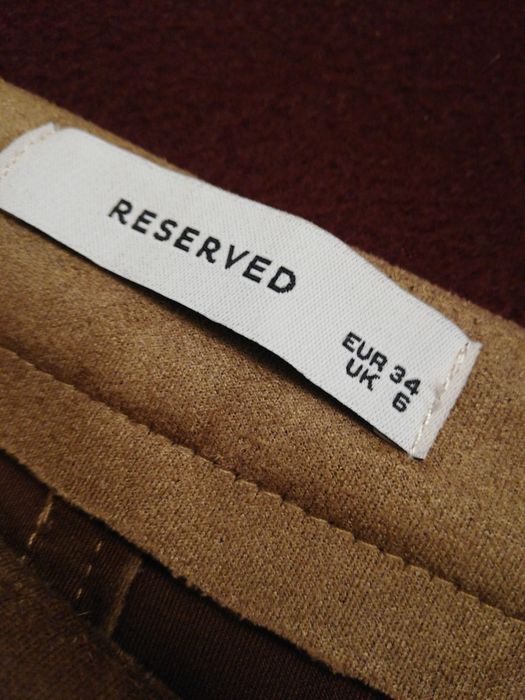 Zamszowa spódnica Reserved