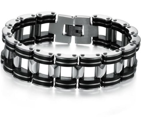 MASYWNA I SOLIDNA BRANSOLETKA * Męska * Stal szlachetna * Nowa