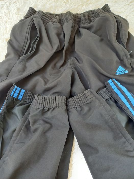 Spodnie dresowe męskie czarne adidas rozmiar M