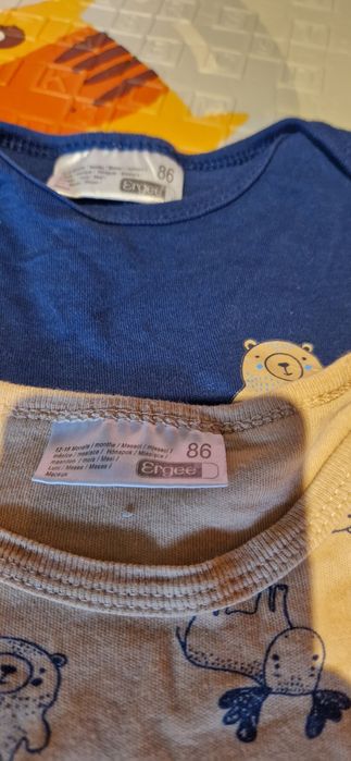 2x body z długim rękawem Ergee 86 chłopięce