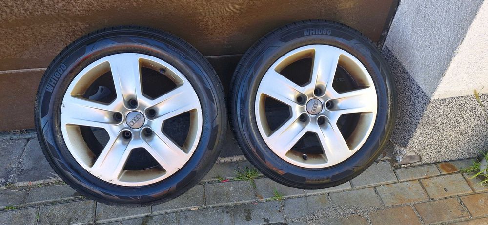 Alufelgi 5x112 z oponami zimowymi 205/55 R16