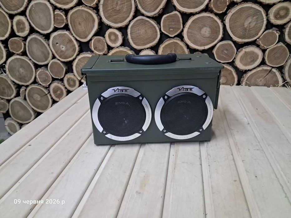 Музичний центр з цинка від патронів 12.7 мм Browning M2 з bluetooth