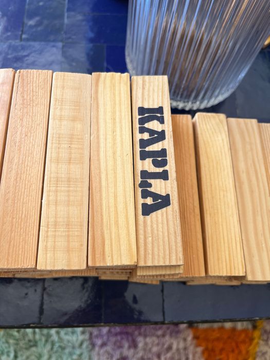 350 pratos Kapla verdadeiros + livros  - Muito bom estado