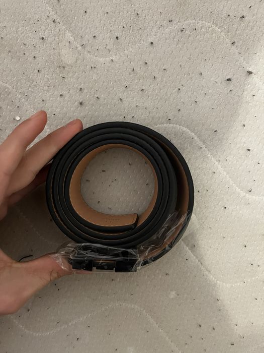 czarny pasek louis vuitton nowy 110cm