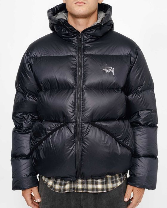 Парка STUSSY Micro Ripstop Down Parka Black/Grey