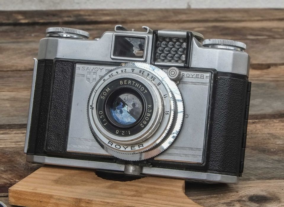 Royer Savoy II C com obj, SOM Berthiot 50mm f:2,8
