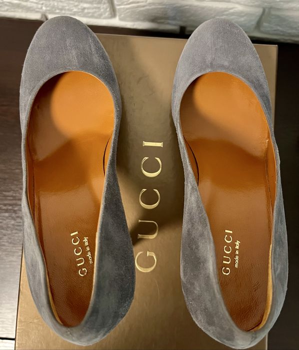 Туфли Gucci натуральный замш, оригинал