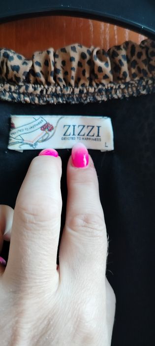 Ładna Duża Bluzka w panterkę Zizzi L stan idealny