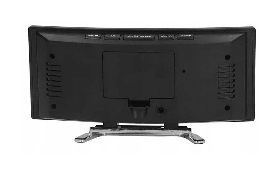 Zegar elektroniczny led budzik lustro stojący ttst1041