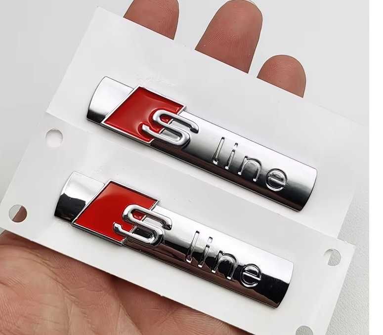 Emblema Letras Audi S line A3 A4 A5 Novo