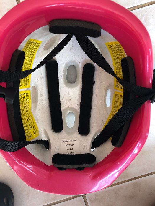 Capacetes de bicicleta, patins, trotinete para menina 6-12 anos