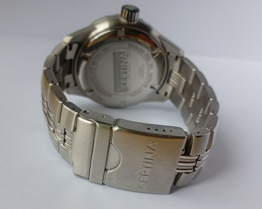 Zegarek Certina DS Blue Ribbon diver helium Valve 330m vintage