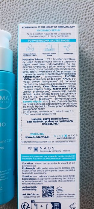 Bioderma Hydrabio Serum nawilżające