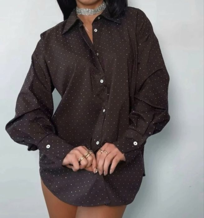 La Milla / koszula Blink / czekolada / oversize