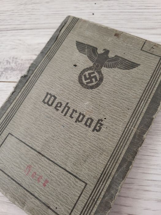 Wehrpass – 1940 rok – oryginał