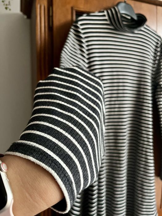 Zimowa Sweterkowa sukienka Abercrombie & Fitch 36s loose fit dress