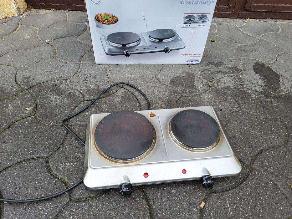 Kuchenka  Płyta Elektryczna wolnostojąca, 2 pola Severin 1500 w