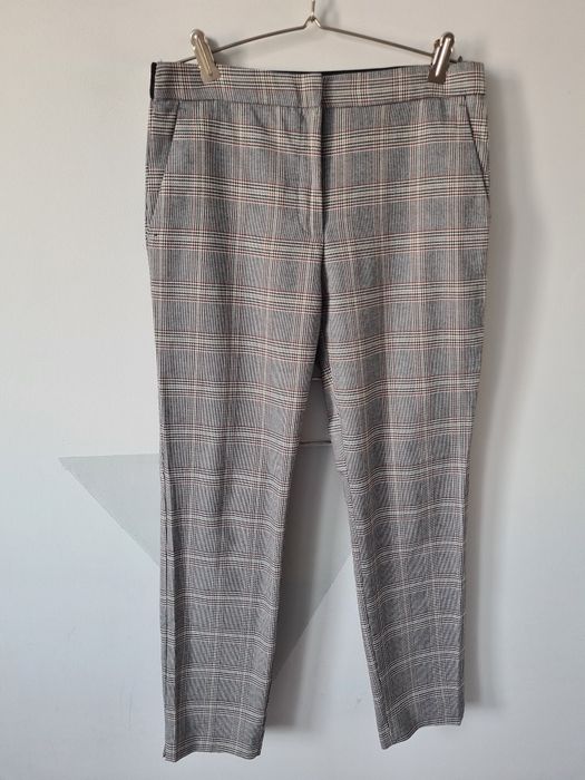 Spodnie garniturowe chinosy w kratkę H&M