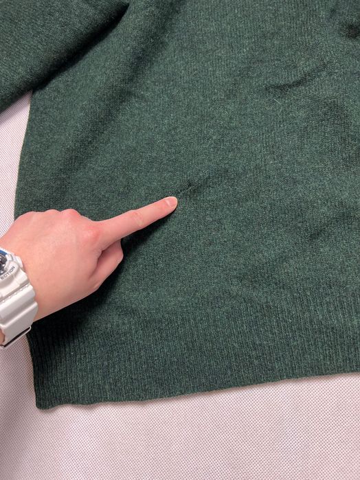 Wełniany sweter Ralph Lauren boxy fit vneck