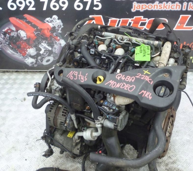SILNIK KOMPLETNY FORD MONDEO MK4 2.2 TDCI Q4BA 169 TYS