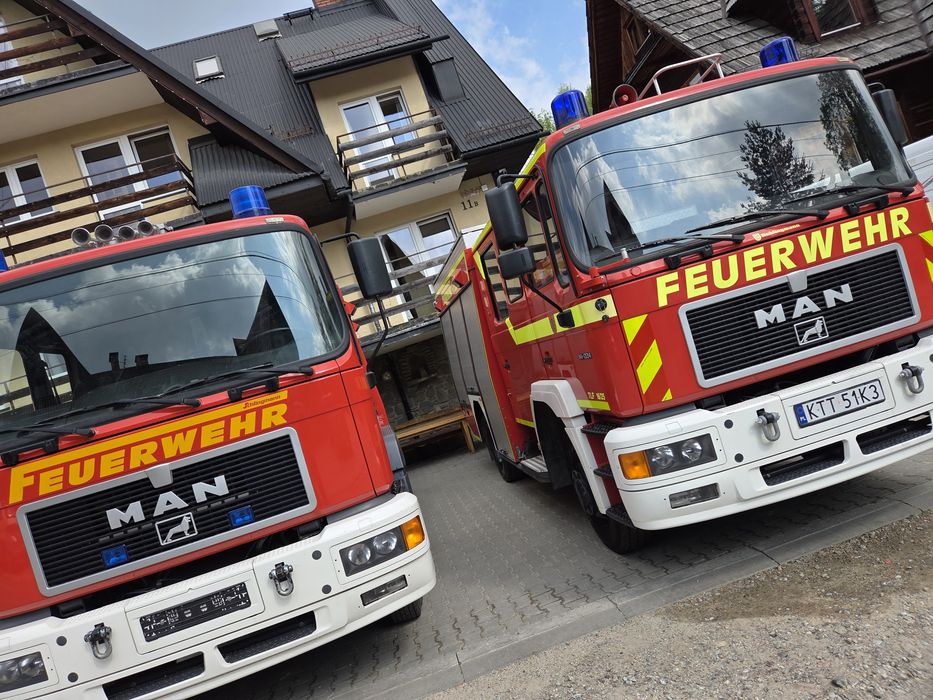 Man 14 224 4x4 M2000 Schlingmann 2600L wody Straż Pożarna Pożarniczy Wóz strażacki