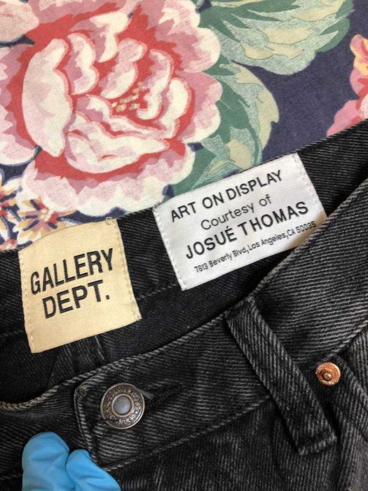 Gallery Dept. x Josué Thomas джинсы клеш женские черные Denim Flare
