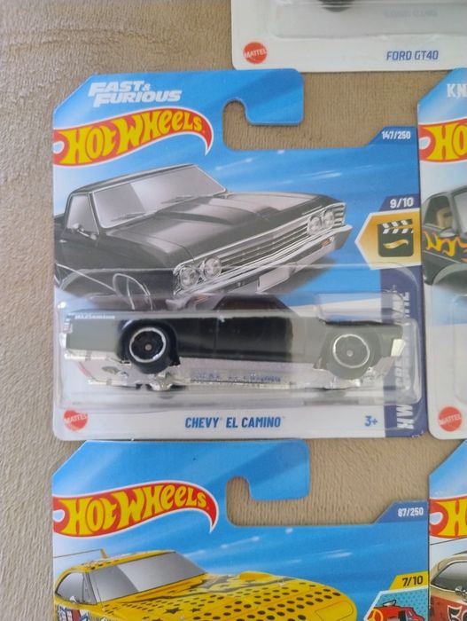 5×Hot Wheels Ford  Chevy KITT Plymouth Dodge