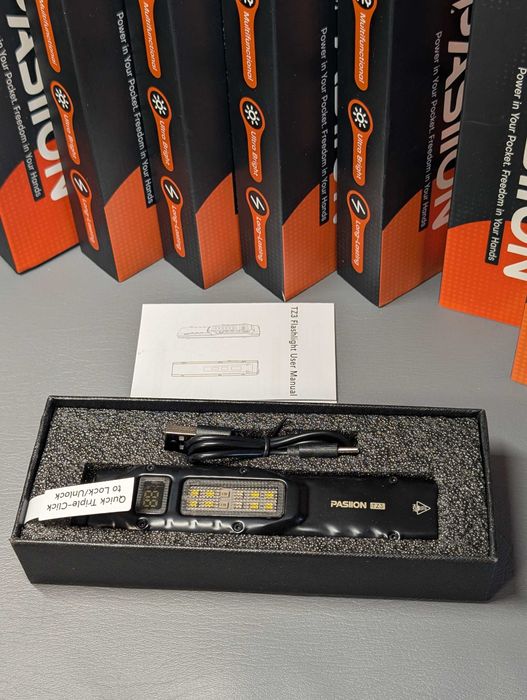 Тактичний ліхтар PASIION TZ3  червоне світло 1500 lumen красный USB-C