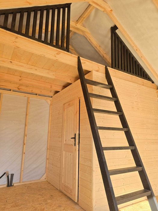 Domek drewniany typu STODOŁA 28m² – komfort, design i szybki montaż!