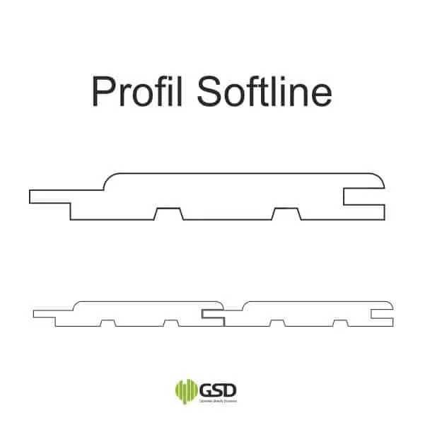Deska elewacyjna SOFTLINE o wymiarach 19x146x4200 mm