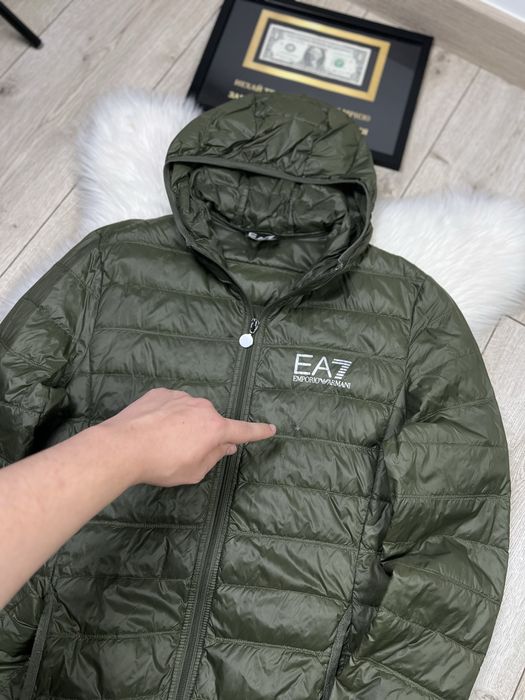 Оригинал Мужской микропуховик/ветровка EA7 Emporio Armani Puffer Down