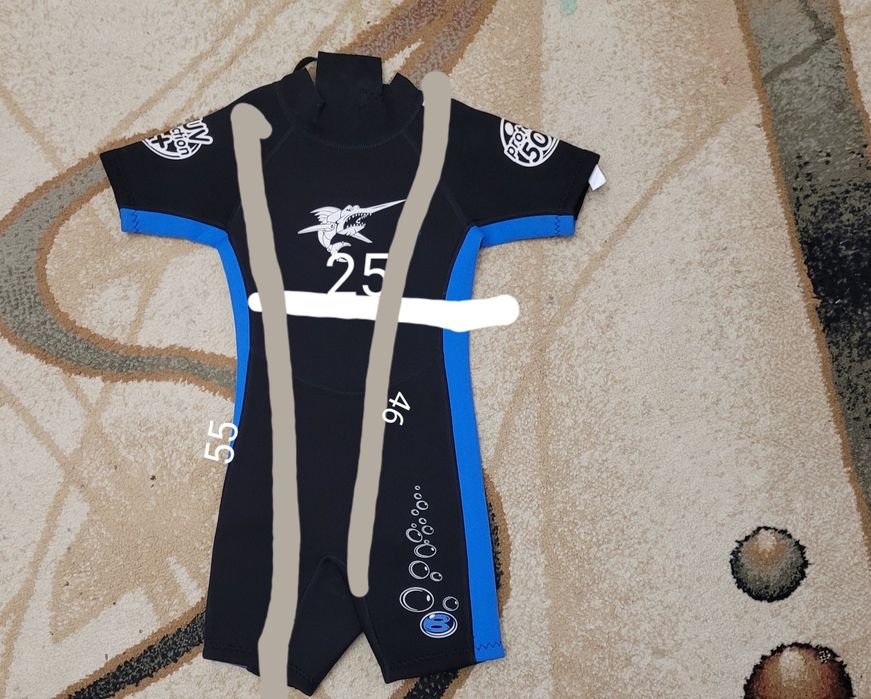 Krótka pianka surfingowa dla dzieci