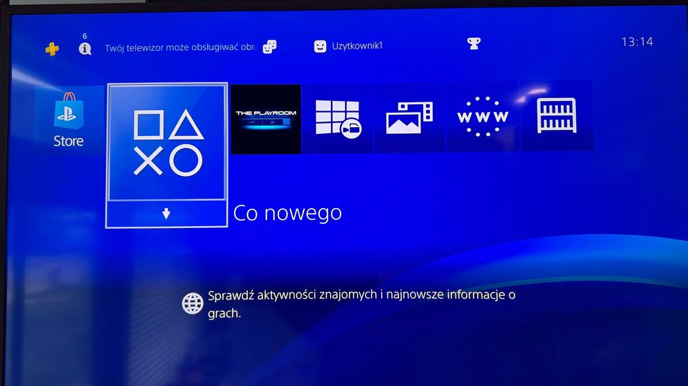 PS4 Pro Biała/Czarna niski soft 1TB Playstation 4