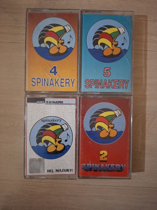 Zestaw 4 kaset Spinakery szanty