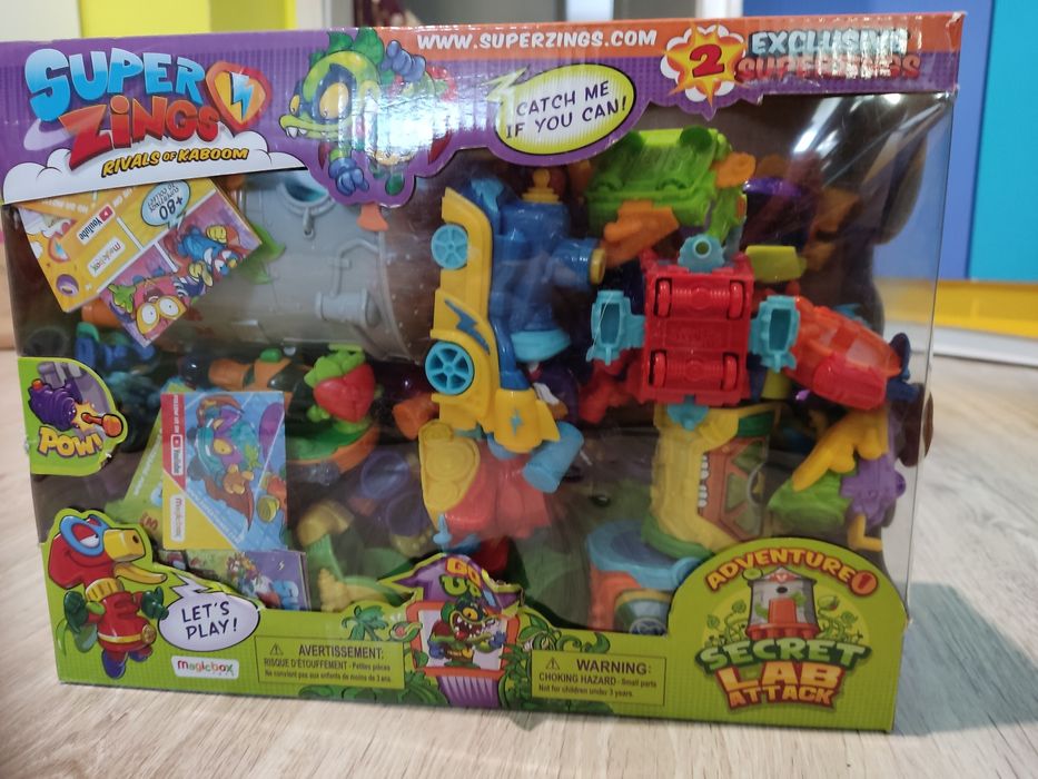 Super Zings zestaw secret lab attack adventure
