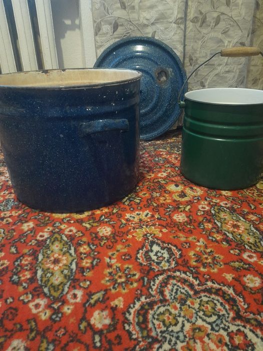 Кастрюля 40 л та відро 10 л