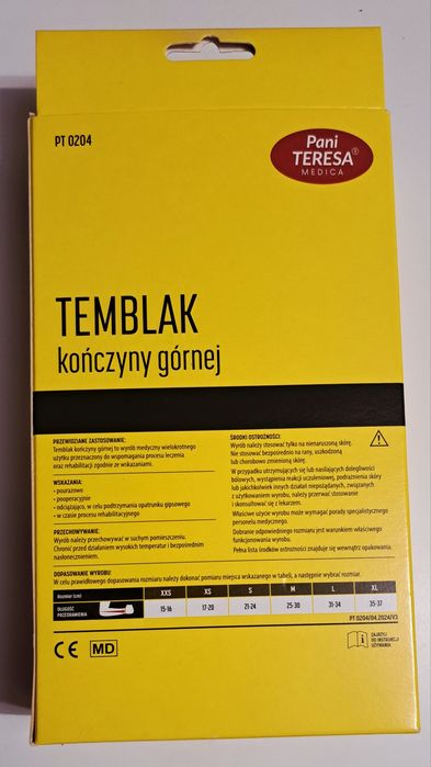 Temblak kończyny górnej roz. S