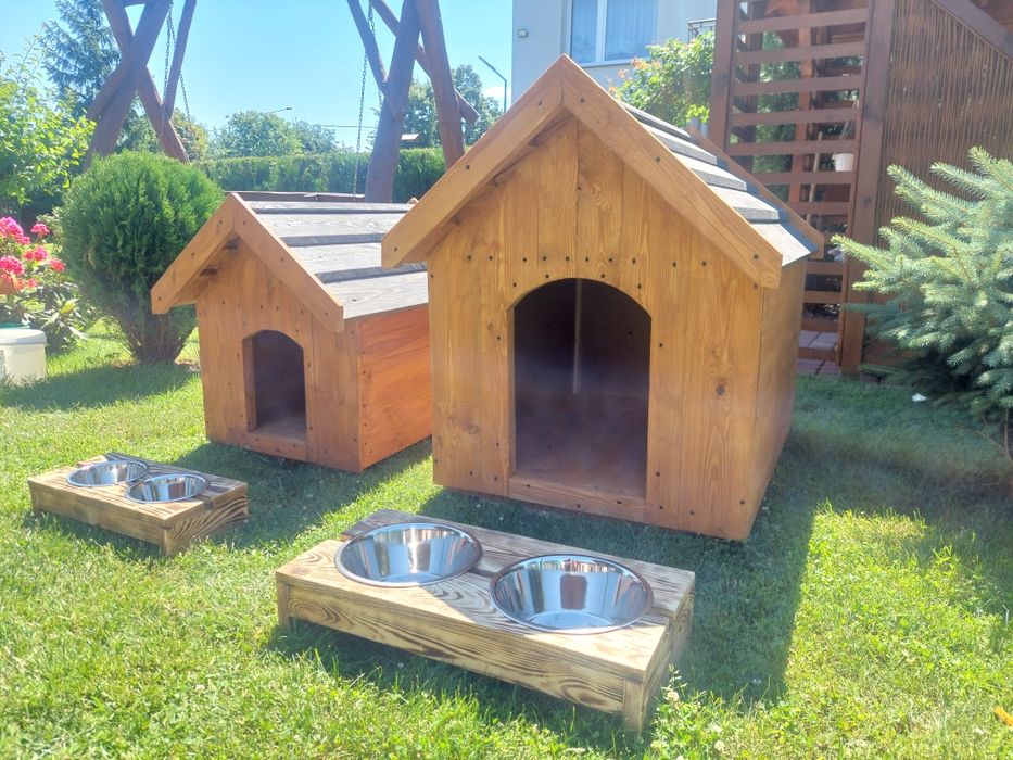 Buda dla psa budy solidne z desek heblowanych