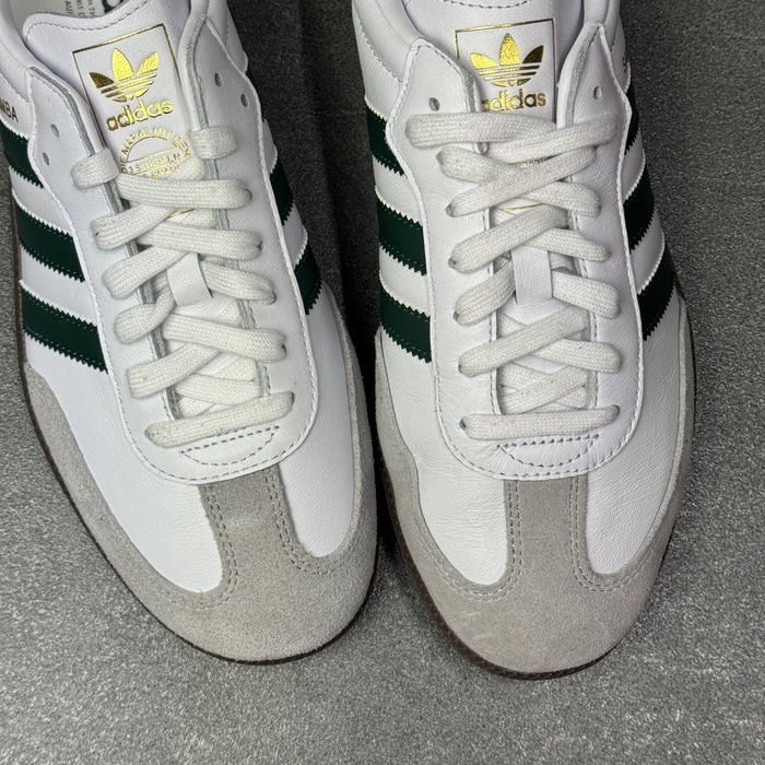 Білі шкіряні кросівки адідас Adidas Samba JH8797 ОРИГІНАЛ 100% 42 р