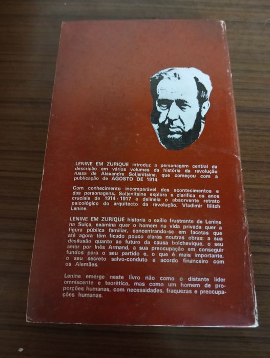 Alexandre Soljenitsin (Autor Prémio Nobel) - Lenine em Zurique