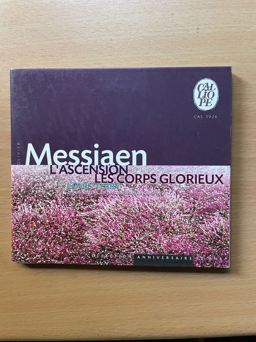 CD Olivier Messiaen / Louis Thiry L'Ascension / Les Corps Glorieux