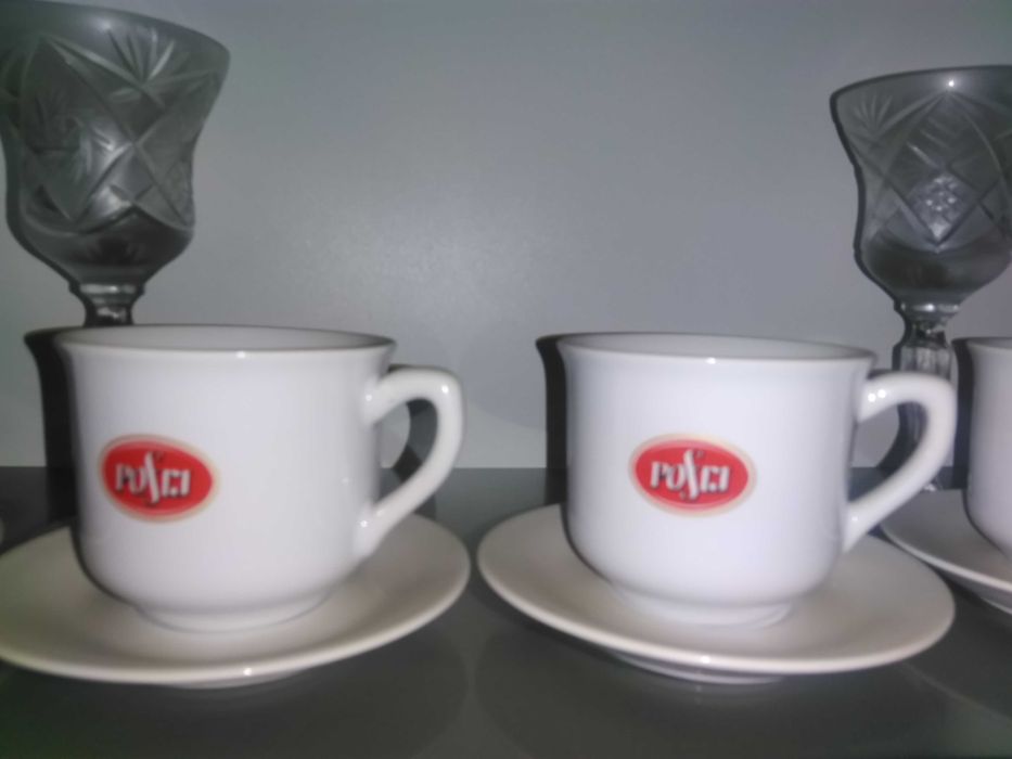 Filiżanki z podstawką do herbaty POSTI  6szt.