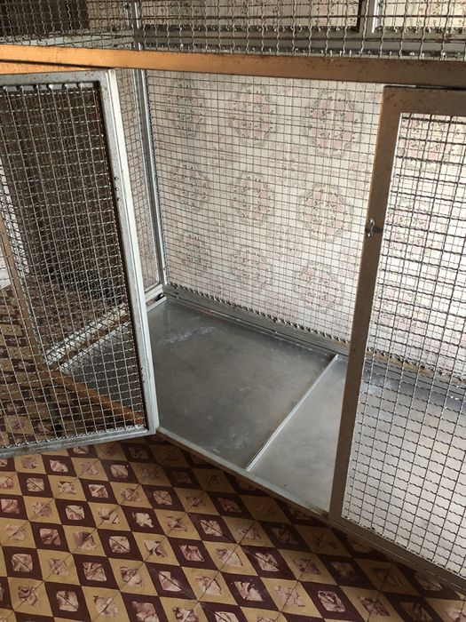 Gaiola para pássaros de inox