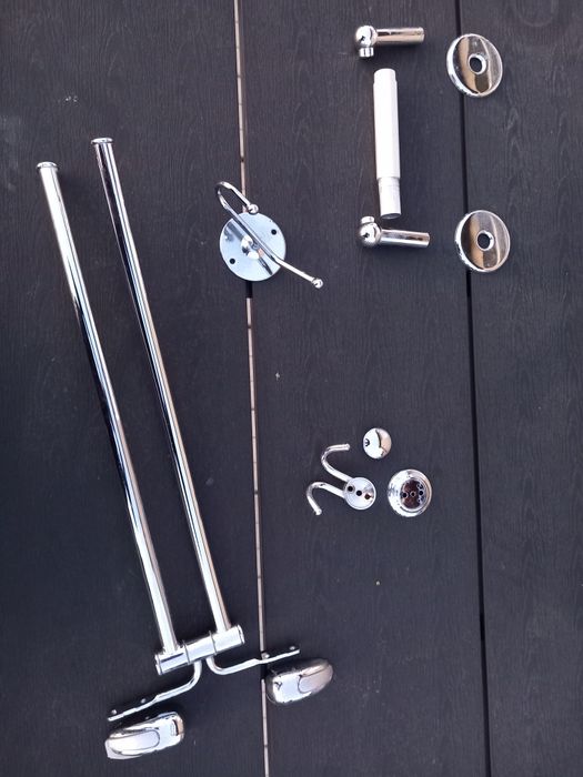 Wieszaki lazienkowe na reczniki komplet