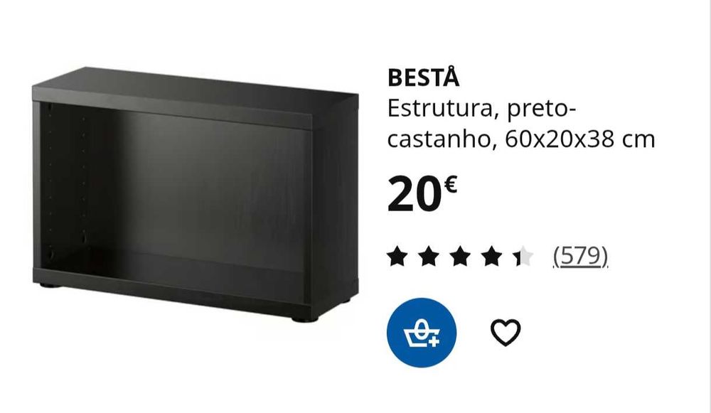 Estante IKEA castanha escura