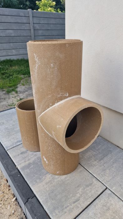 Ceramiczny trójnik kominowy